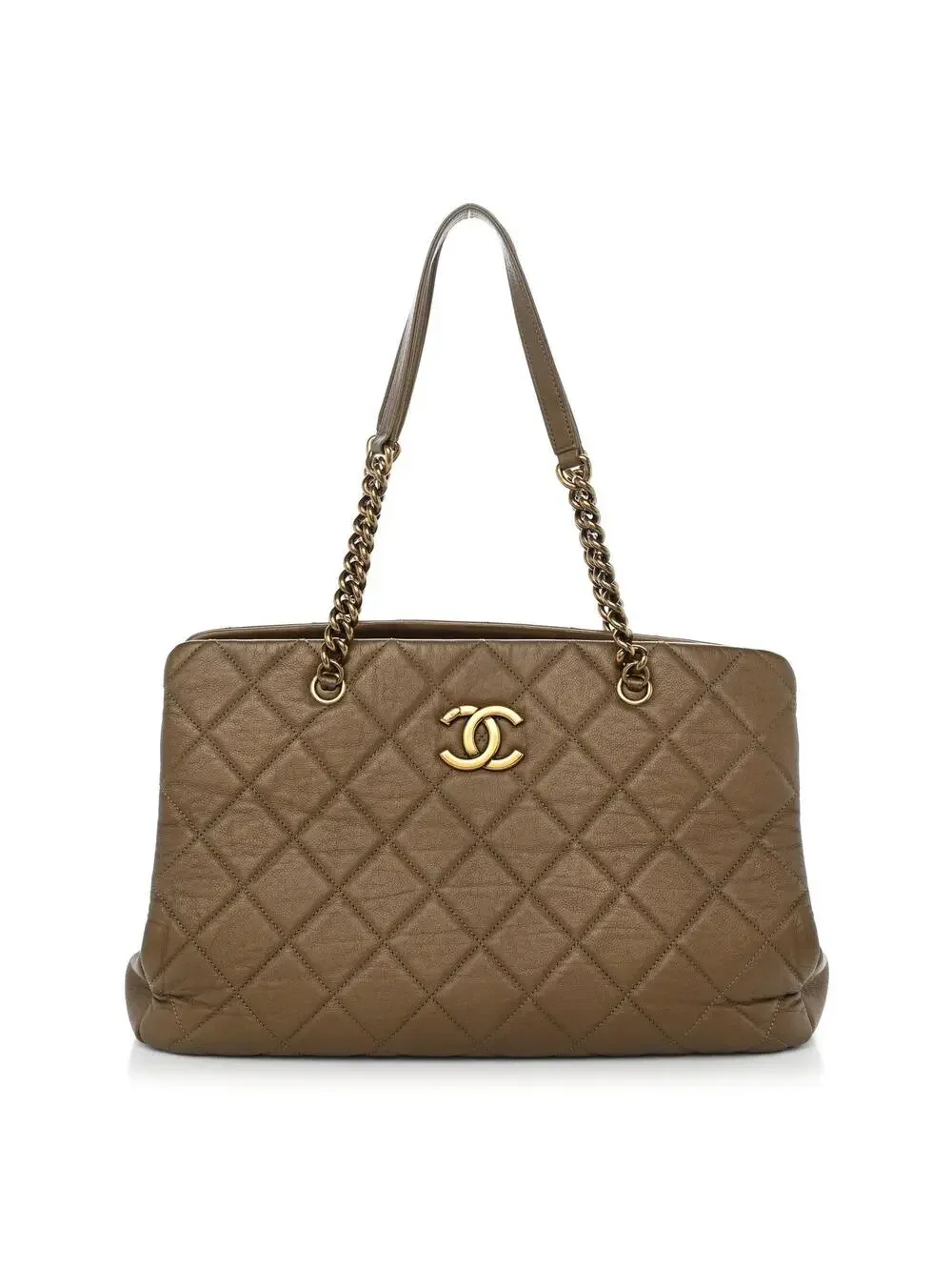 Chanel Metallic Calfskin Quilted Large #343004C19B